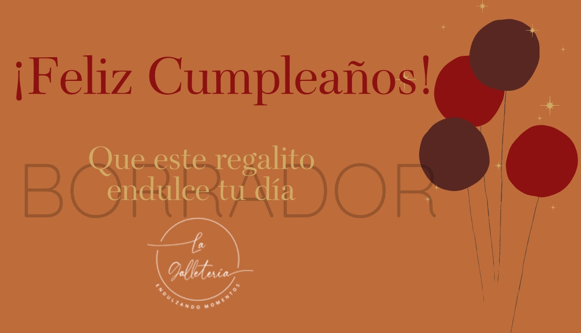 Tarjeta Feliz cumpleaños