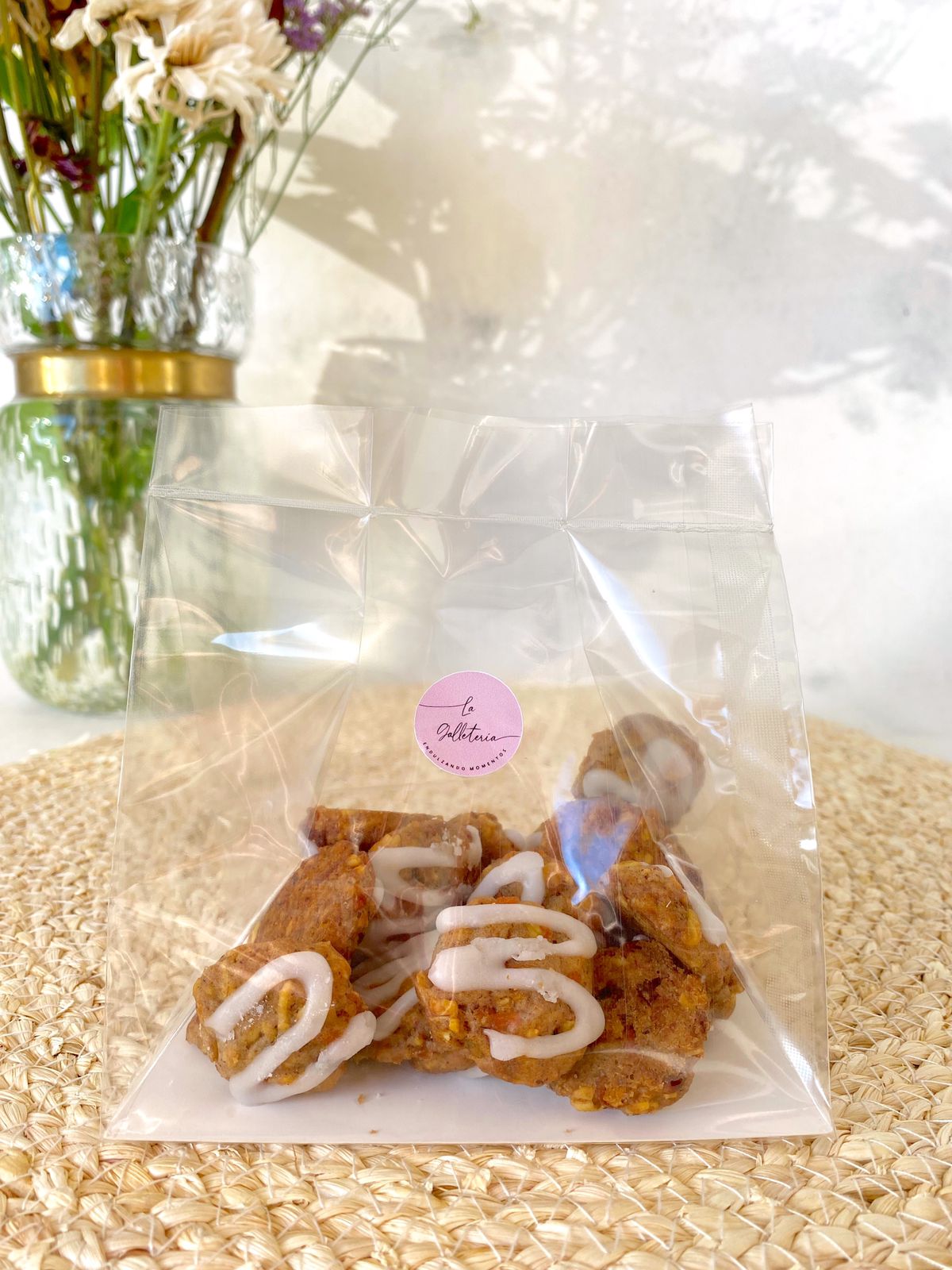 Saquito de Mini Carrot Cookies - 100 gramos